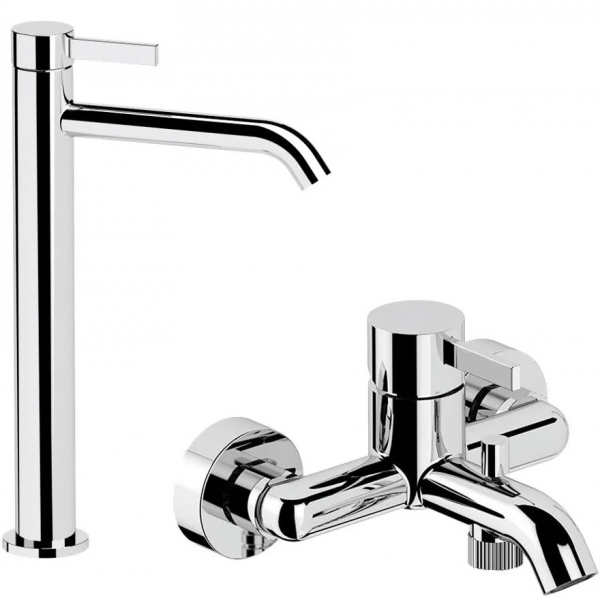 Remer Metrica 水龍頭套裝 | 意大利製 | 高身面盆+浴缸