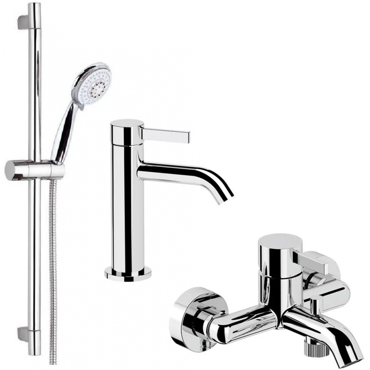 Remer Metrica 水龍頭套裝 | 意大利製 | 面盆+浴缸+5速花灑