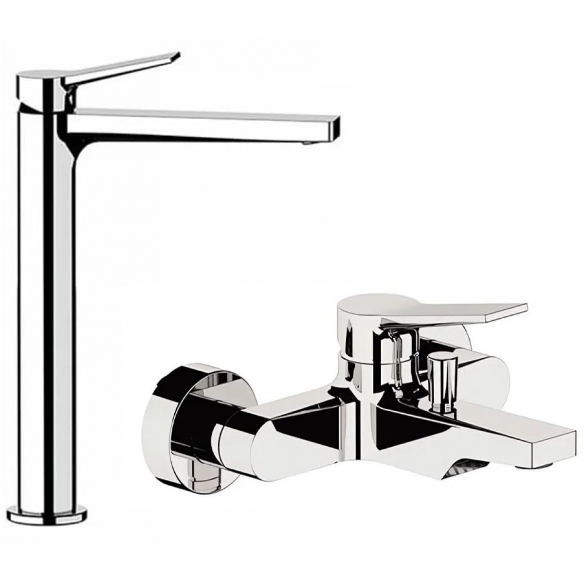 Remer Slash & Dot 水龍頭套裝 | 意大利製 | 高身面盆+浴缸
