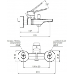Remer Slash & Dot 水龍頭套裝 (鍍鉻色) (SL11L+SL05+315R318F4A)