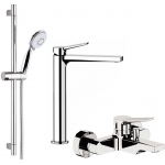Remer Slash & Dot 水龍頭套裝 (鍍鉻色) (SL11L+SL05+315R318F4A)