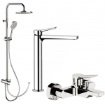 Remer Slash & Dot 水龍頭套裝 (鍍鉻色) (SL11L+SL05+330A8MPEC20NRA)