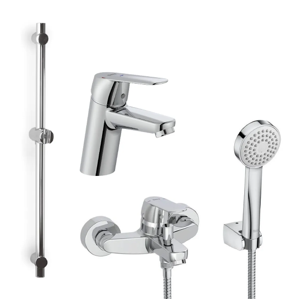 Roca Alfa G1: 龍頭套裝 (面盆+浴缸+花灑)