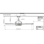 SMC PDC423W 42吋 裝飾吊扇 白色