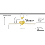 SMC HCM44VWH 44吋 天花吊扇 (白色)