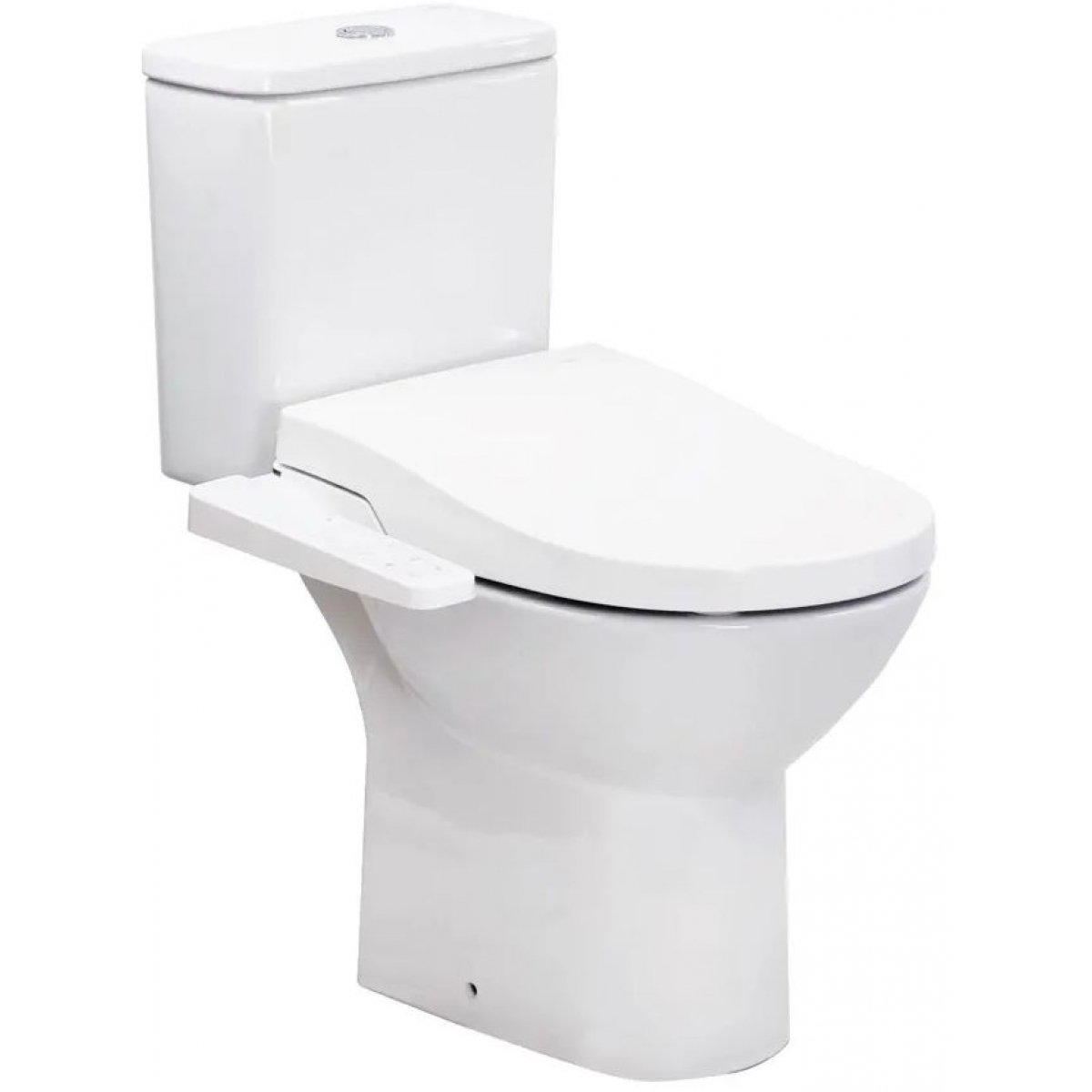 Roca Debba Round Rimless 高咀分體座廁連電子廁板 (時尚型) 套裝 (白色)