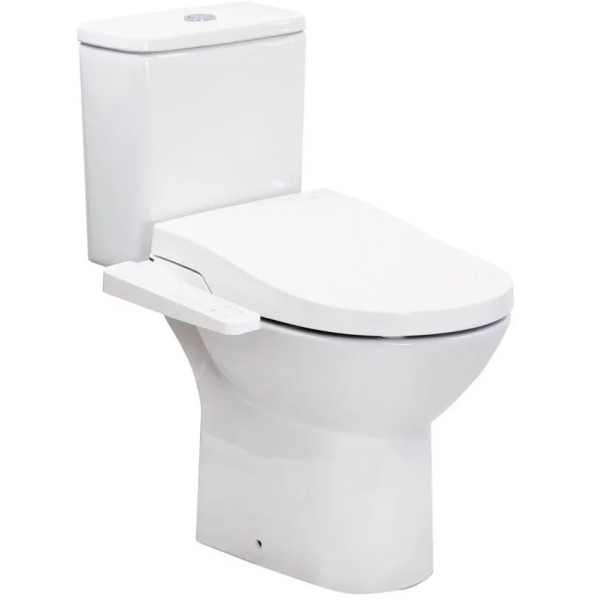 Roca Debba Round Rimless 高咀分體座廁連電子廁板 (時尚型) 套裝 (白色)