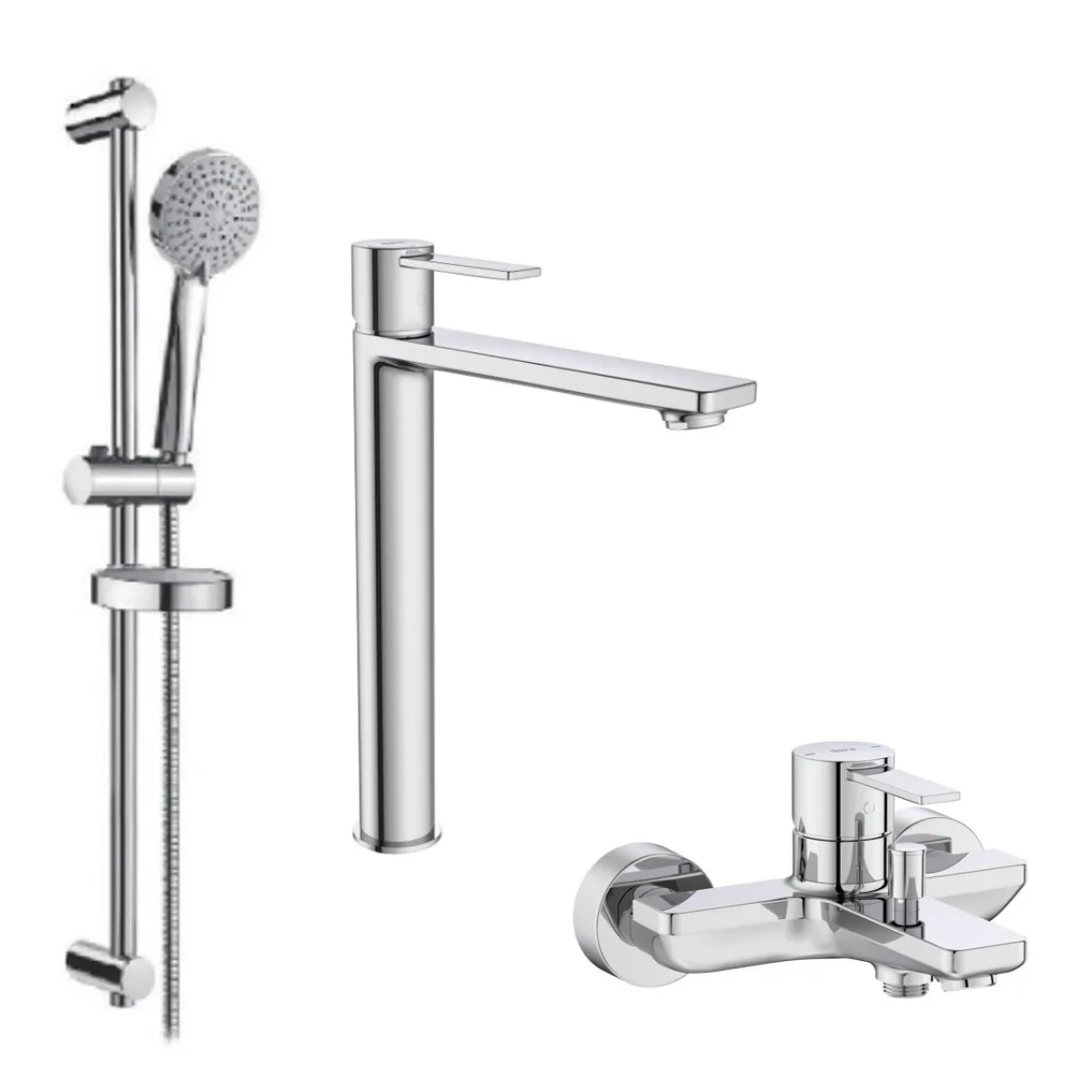 Roca Targa B2: 高身面盆、浴缸龍頭及花灑套裝