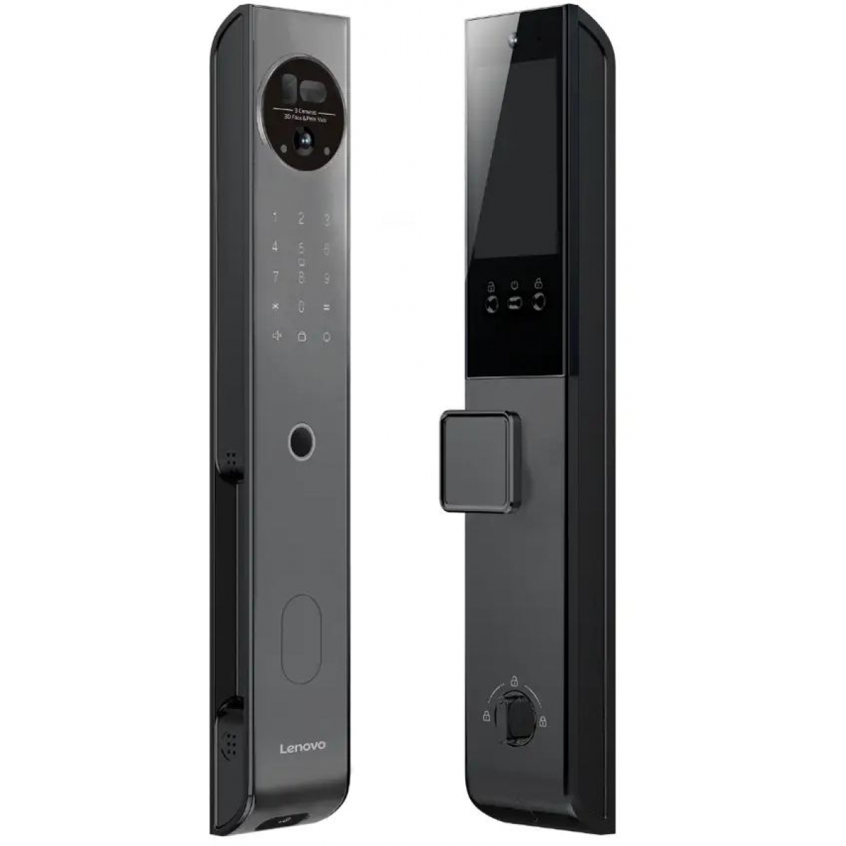 Lenovo 聯想 X6F 3D人面識別智能電子門鎖 (星空灰)