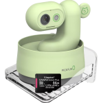 PickFun P0 寵物AI伴侶監控攝影機 (綠色): 2K畫質、AI寵物識別、自動生成短片