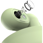 PickFun P0 寵物AI伴侶監控攝影機 (綠色): 2K畫質、AI寵物識別、自動生成短片