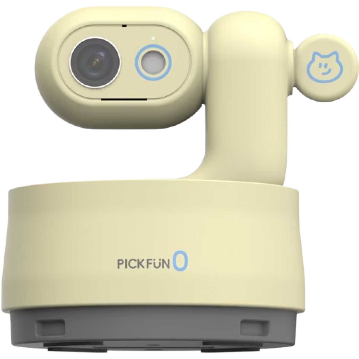PickFun P0 寵物AI伴侶監控攝影機 (黃色): 2K畫質、AI寵物識別、自動生成短片