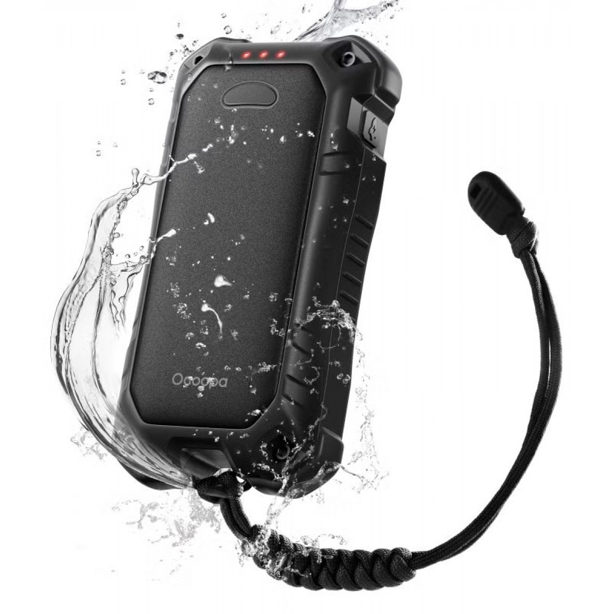 Ocoopa UT4 Extreme 戶外充電暖手器 (黑色) - 10000mAh、IP56防水、內置電筒