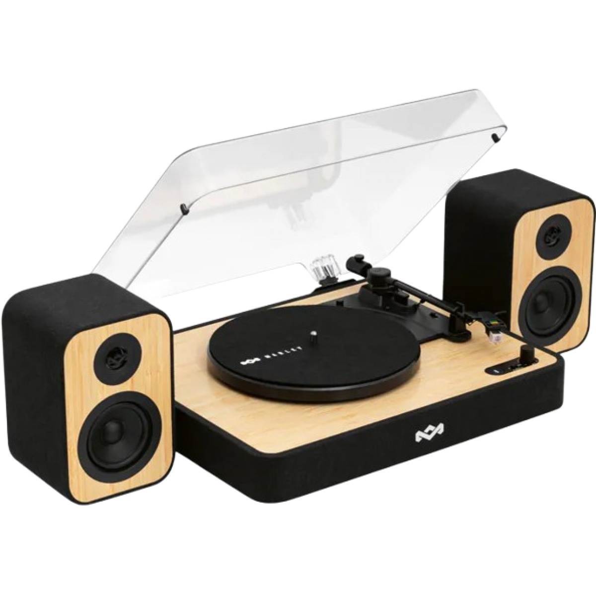 House of Marley Revolution + Uplift 無線黑膠唱盤及書架喇叭套裝 - 藍牙5.3、環保材質