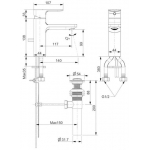 American Standard Acacia Evolution 面盆水龍頭 FFAS1301-101GL0BC0 (金色) - 節水、可調水流、單柄混合