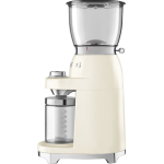 Smeg 50s Style CGF11CRUK 咖啡研磨機 (乳白色) - 不銹鋼錐形毛邊、30段研磨、150W功率