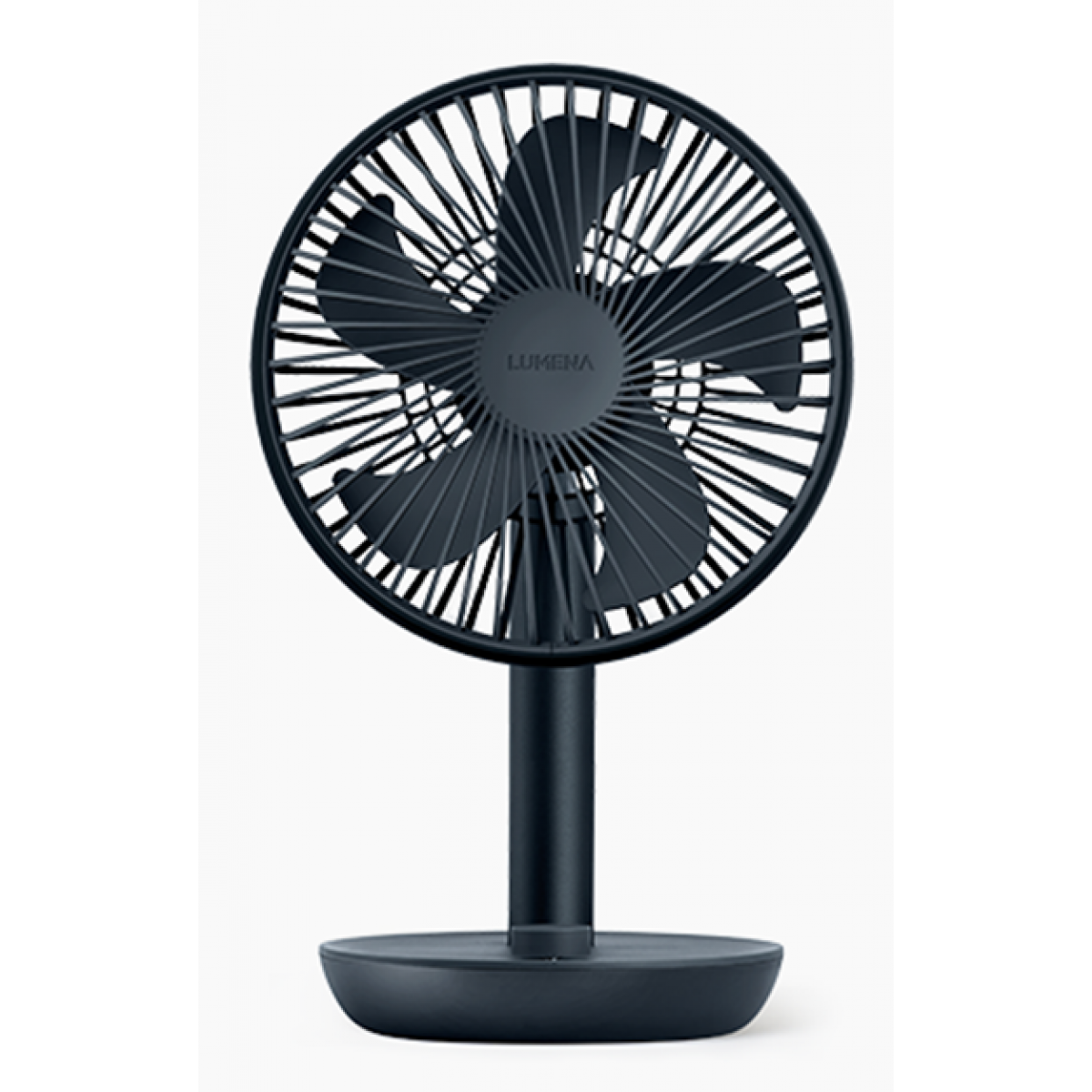 Lumena Stand3Z-FG 6吋搖頭無線座檯風扇 (靛藍黑色)