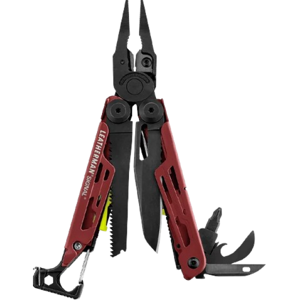Leatherman SIGNAL 摺疊多用途工具 (赤紅色)