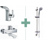 Walrus Serena 龍頭套裝3件 (WR-8260.D56-CP + WR-8160.D56-CP + WR-616028F-CP)