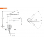Walrus WR-501301-CP PENNINES 鍍鉻面盆龍頭