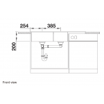 Blanco NAYA 8S 米雅白色廚房左雙盆星盆 (深碗/德國製造)