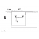 Blanco NAYA 8S 火岩灰色廚房左雙盆星盆 (深碗/德國製造)