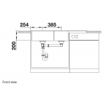 BLANCO NAYA 8 S 花崗岩雙槽鋅盤 (岩灰色) - 德國製造 | 200mm盆深