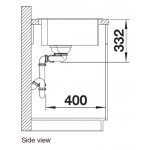 BLANCO NAYA 8 S 花崗岩雙槽鋅盤 (岩灰色) - 德國製造 | 200mm盆深