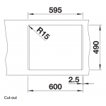 Blanco PLEON 6 Split 廚房昇盤 (火岩灰色 Volcano Grey) 雙槽