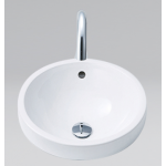 Inax Compact Codie 自由咀座廁連圓形檯上面盆套裝 (IN2407HKB1-WT-0 + YL-2841/BW1)