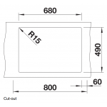 Blanco Pleon 8 廚房昇盤 (523052, 咖啡色)