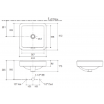 Kohler K-2661X-0 Forefront 方形檯上式面盆 - 摩登對稱，引人注目
