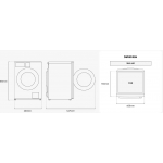 Samsung WD12DBLB84GDSH Bespoke AI 全智能洗衣乾衣機 - 12/7kg, 變頻, 深銀鋼