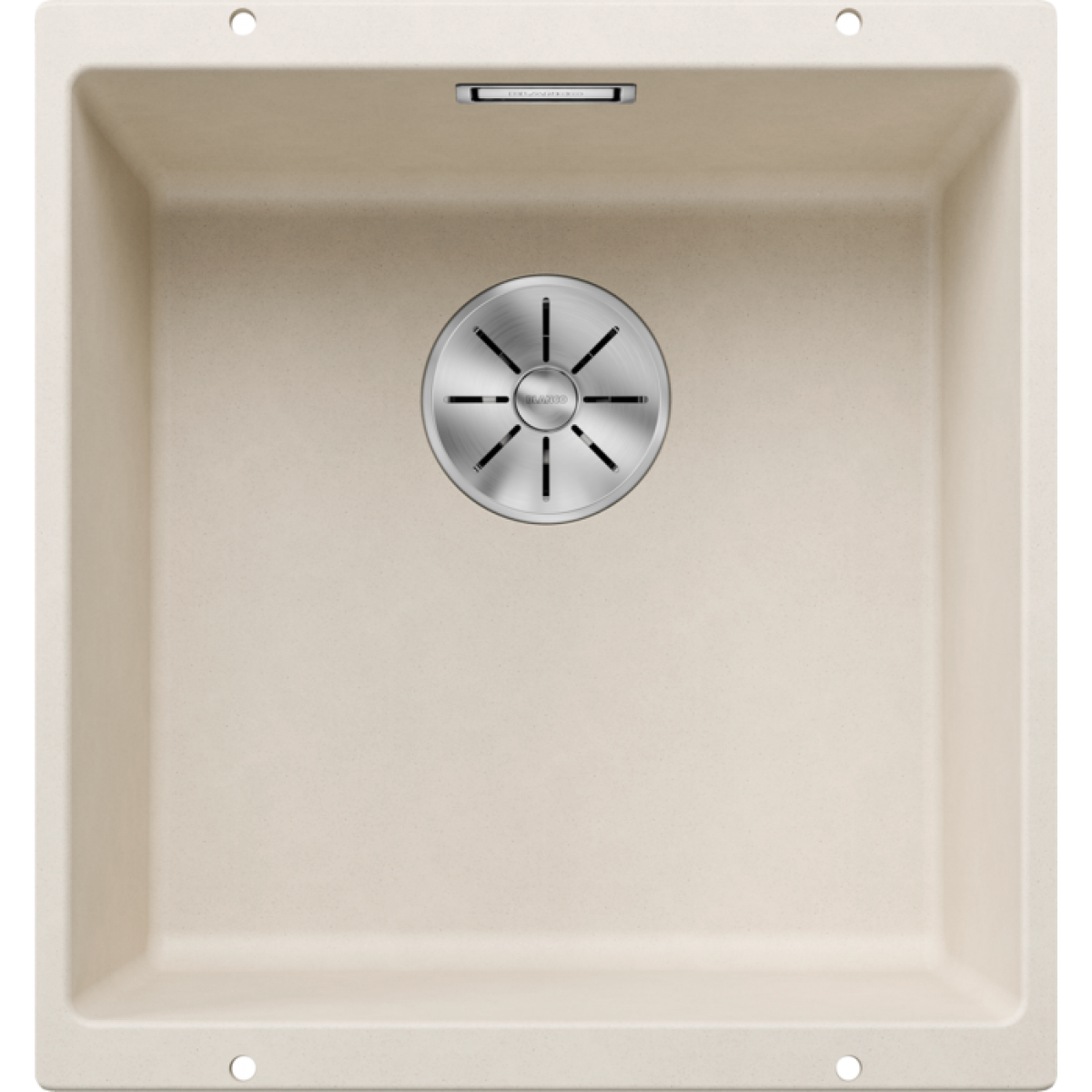 Blanco Subline 400-U 單盆昇盤 (527166, 米雅白色)