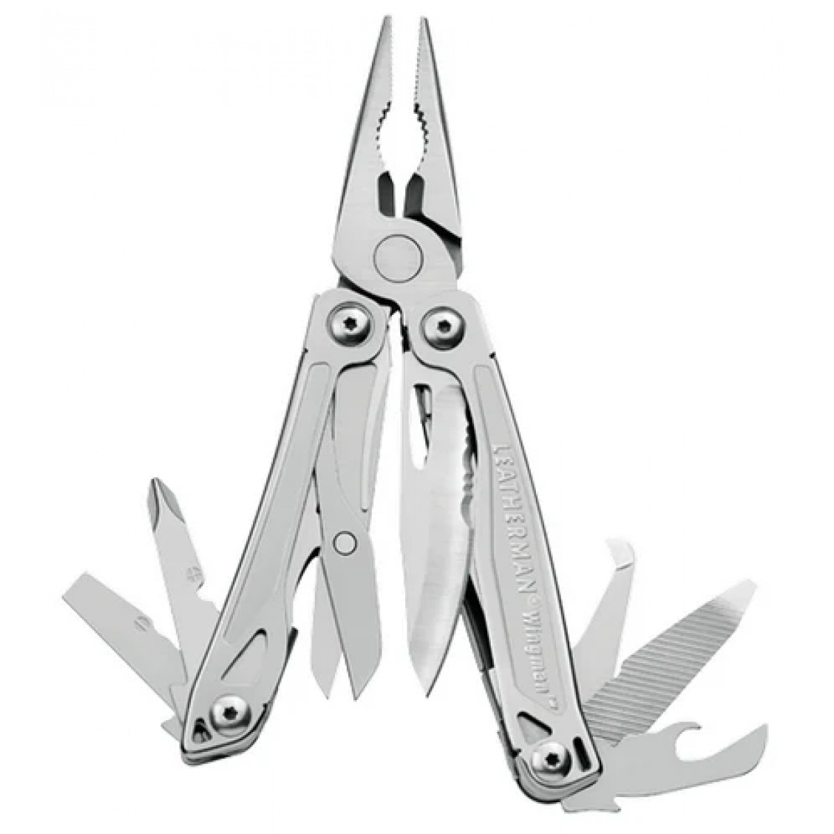 Leatherman Wingman 銀色多用途折疊工具 (14合1/彈簧鉗)
