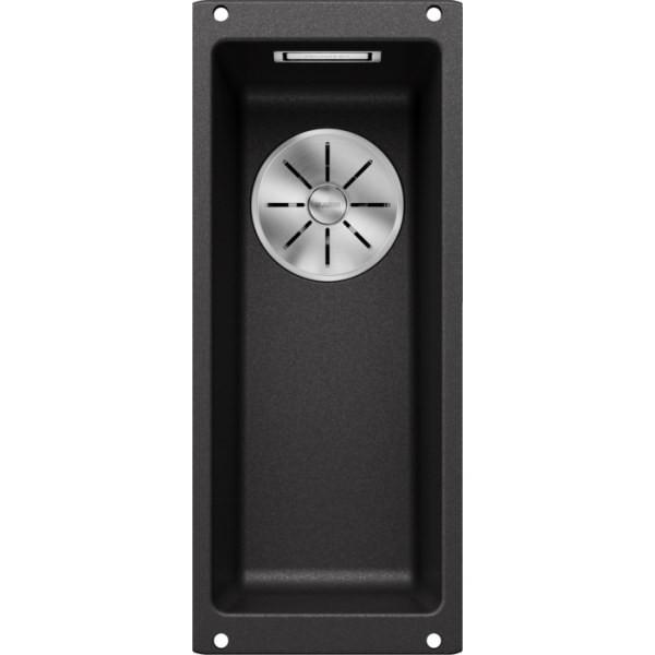 Blanco Subline 160-U 廚房台下單星盆 (瀝青色/隱形溢水口)