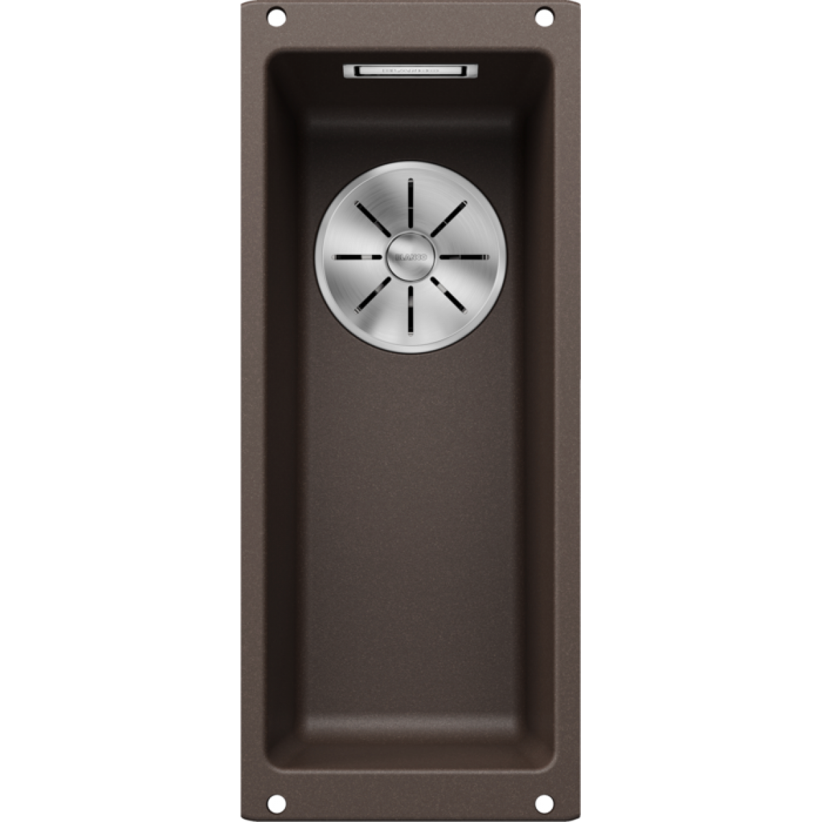 Blanco Subline 160-U 廚房台下單星盆 (咖啡色/隱形溢水口)