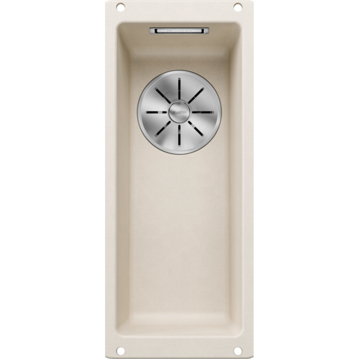 Blanco Subline 160-U 廚房台下單星盆 (米雅白色/隱形溢水口)