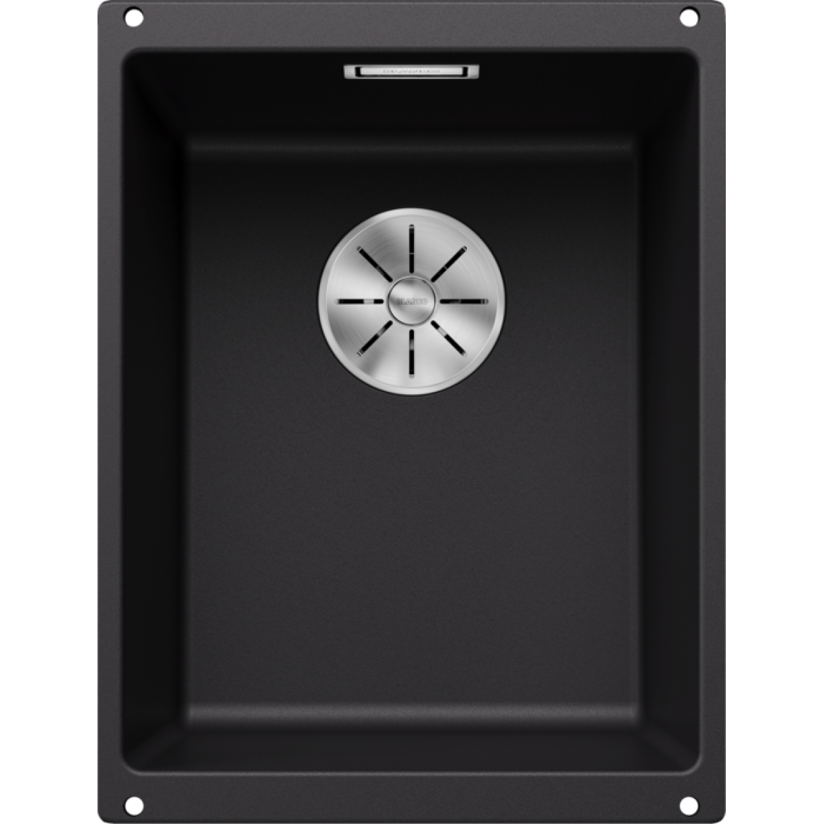 Blanco Subline 320-U 廚房台下單星盆 (黑色/隱形溢水口)