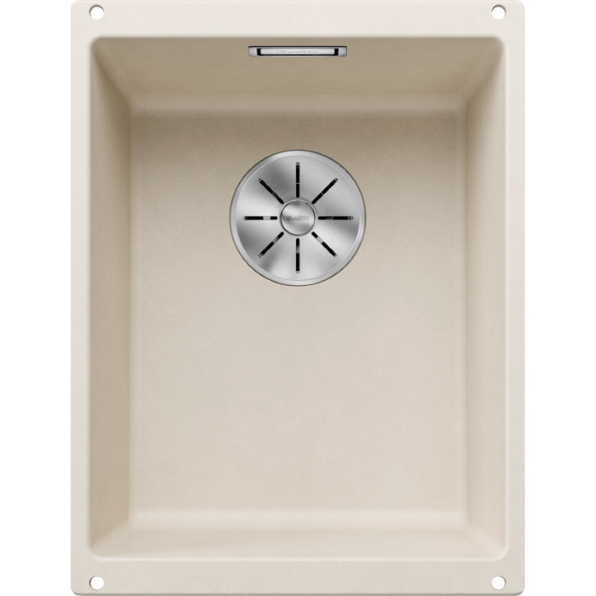 Blanco Subline 320-U 廚房台下單星盆 (米雅白色/隱形溢水口)
