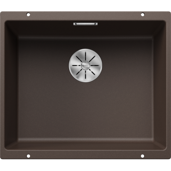 Blanco Subline 500-U 廚房台下單星盆 (咖啡色/隱形溢水口)