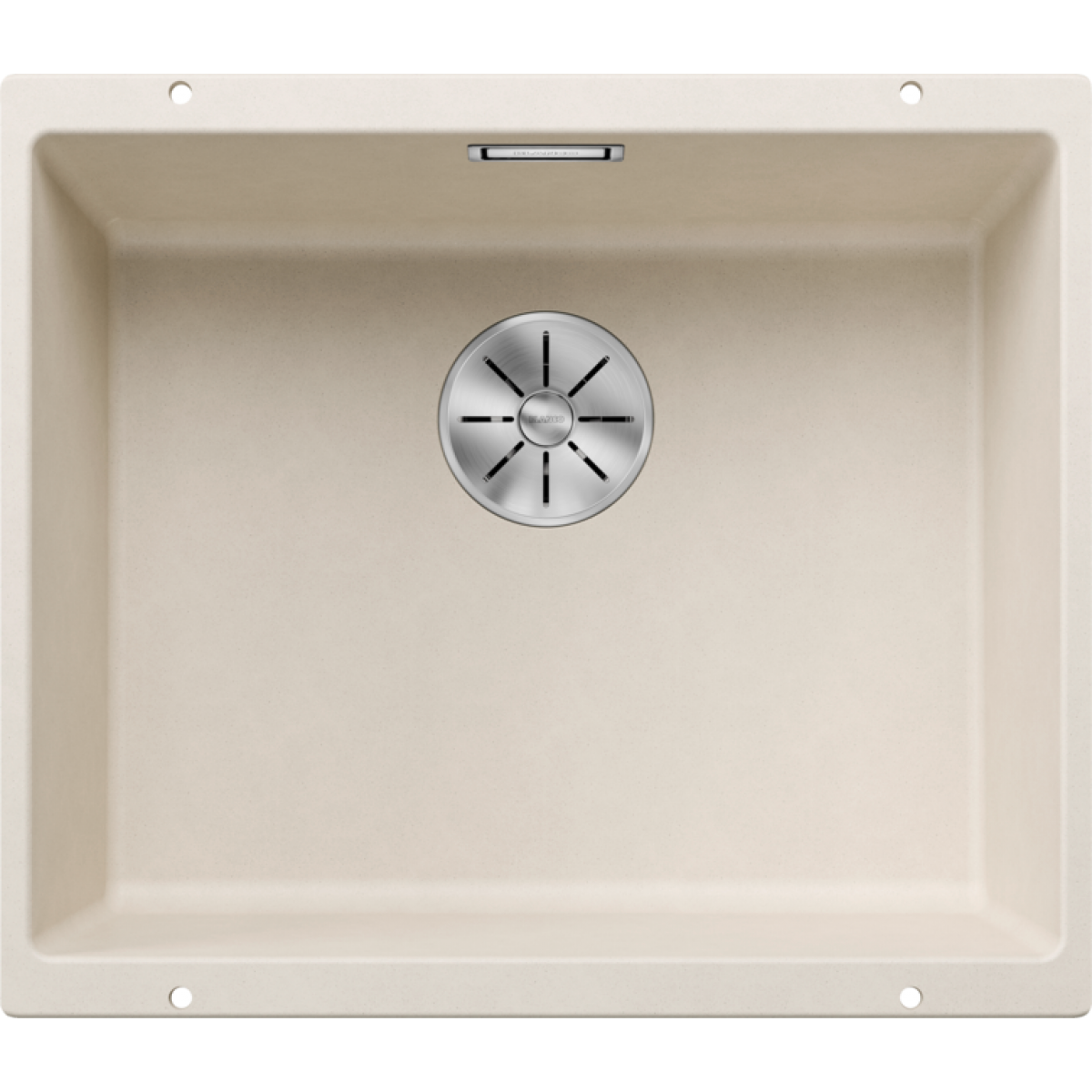 Blanco Subline 500-U 廚房台下單星盆 (米雅白色/隱形溢水口)