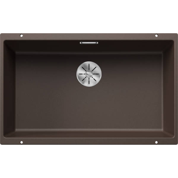 Blanco Subline 700-U 廚房台下單星盆 (咖啡色/隱形溢水口)