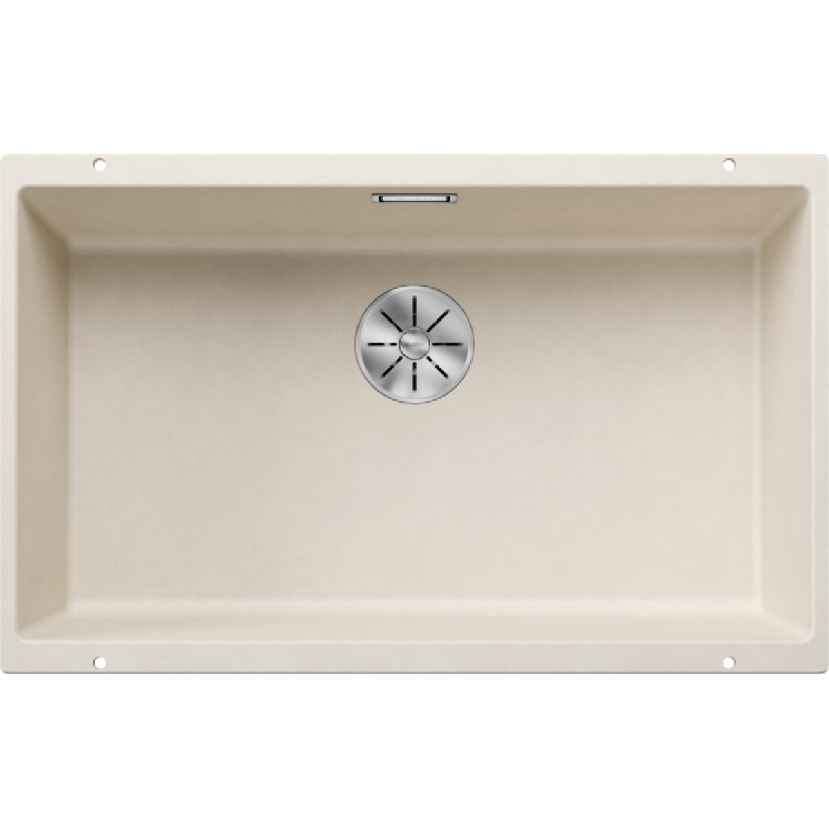 Blanco Subline 700-U 廚房台下單星盆 (米雅白色/隱形溢水口)