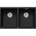 Blanco 525987 Subline 350/350-U 花崗岩 廚房雙昇盤 (黑色 Black)