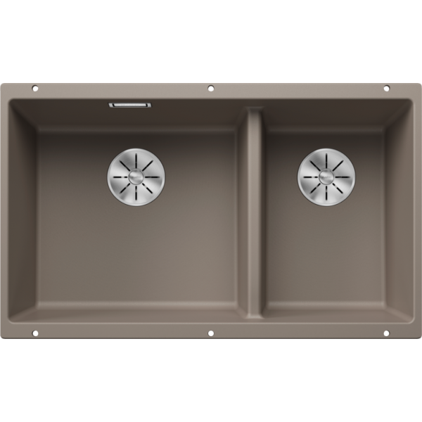 Blanco Subline 430/270-U 廚房台下雙星盆 (巧克力色/一體式安裝/隱形溢水口)