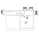 Blanco 527603 Adira 6 S 花崗岩廚房昇盤 (炭石灰色)