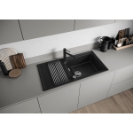 Blanco 527618 Adira XL 6 S 花崗岩廚房昇盤 (瀝青色)