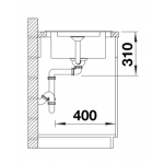 Blanco 527618 Adira XL 6 S 花崗岩廚房昇盤 (瀝青色)