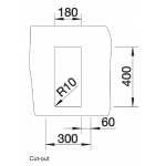 Blanco 521565 Claron 180-U 不鏽鋼廚房昇盤